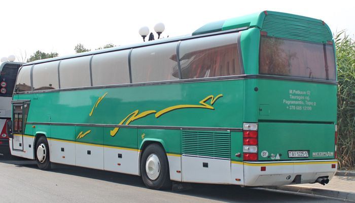 Neoplan Spaceliner - стоянка в Затоке